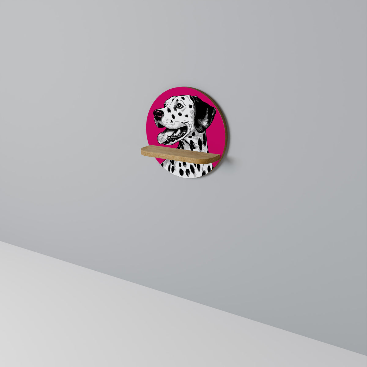 DALMATIAN SMILE Art Shelf