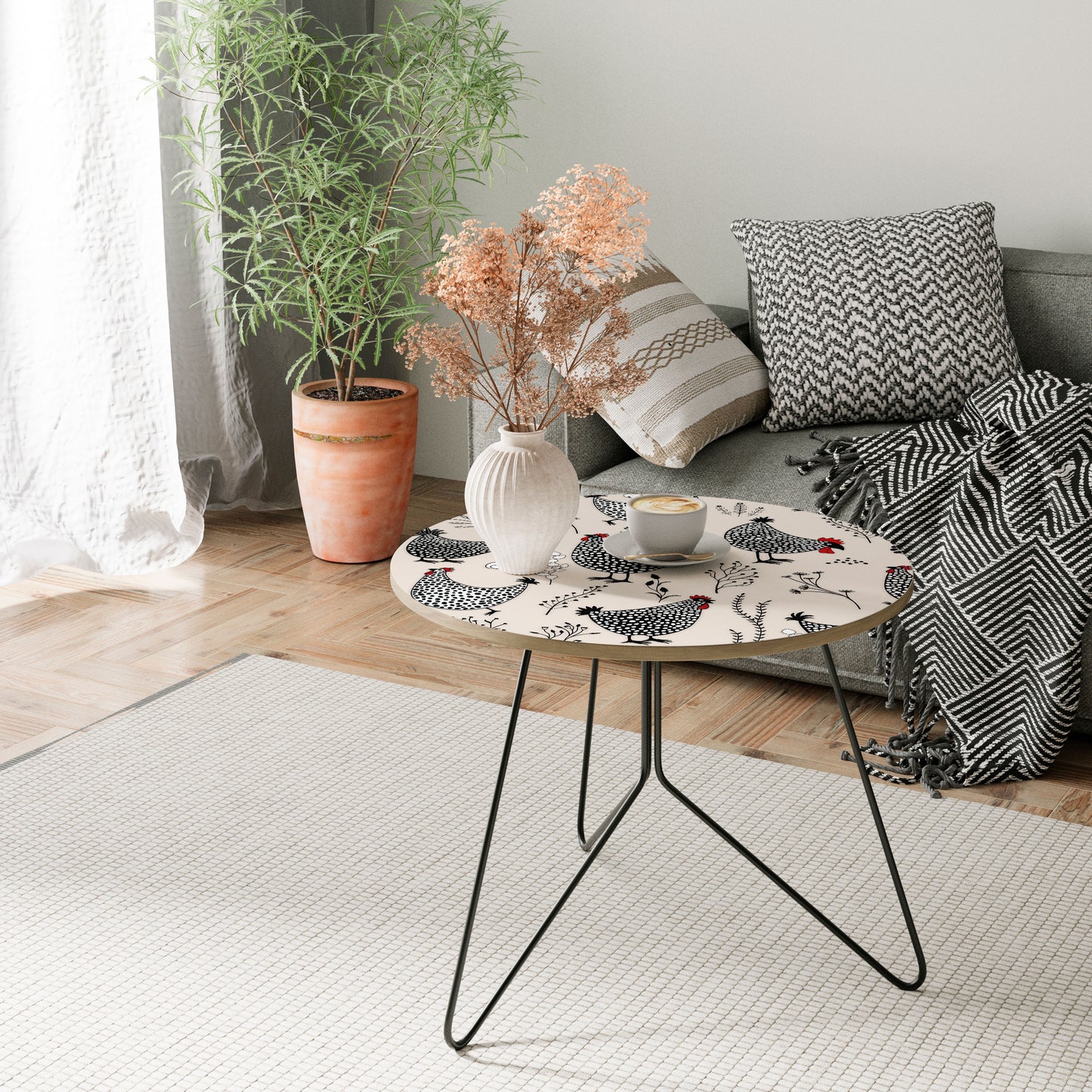 HAPPY HENS Coffee Table