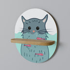 CAT SPLASH Art Shelf