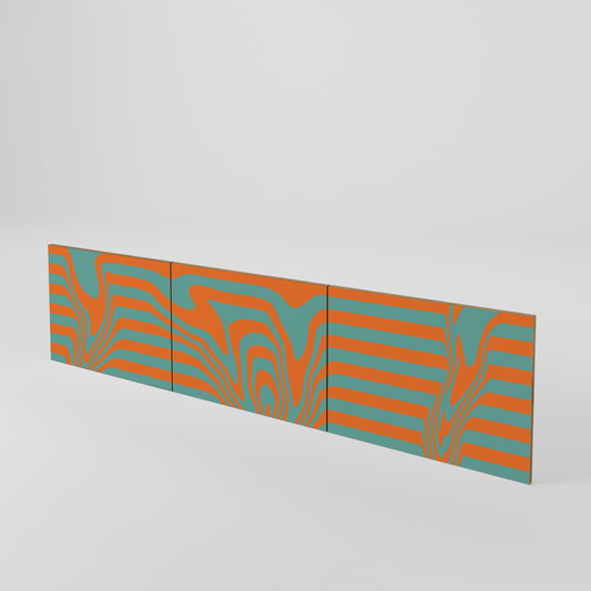 LINE COLLAPSE 3-Piece TV Cabinet Door Set