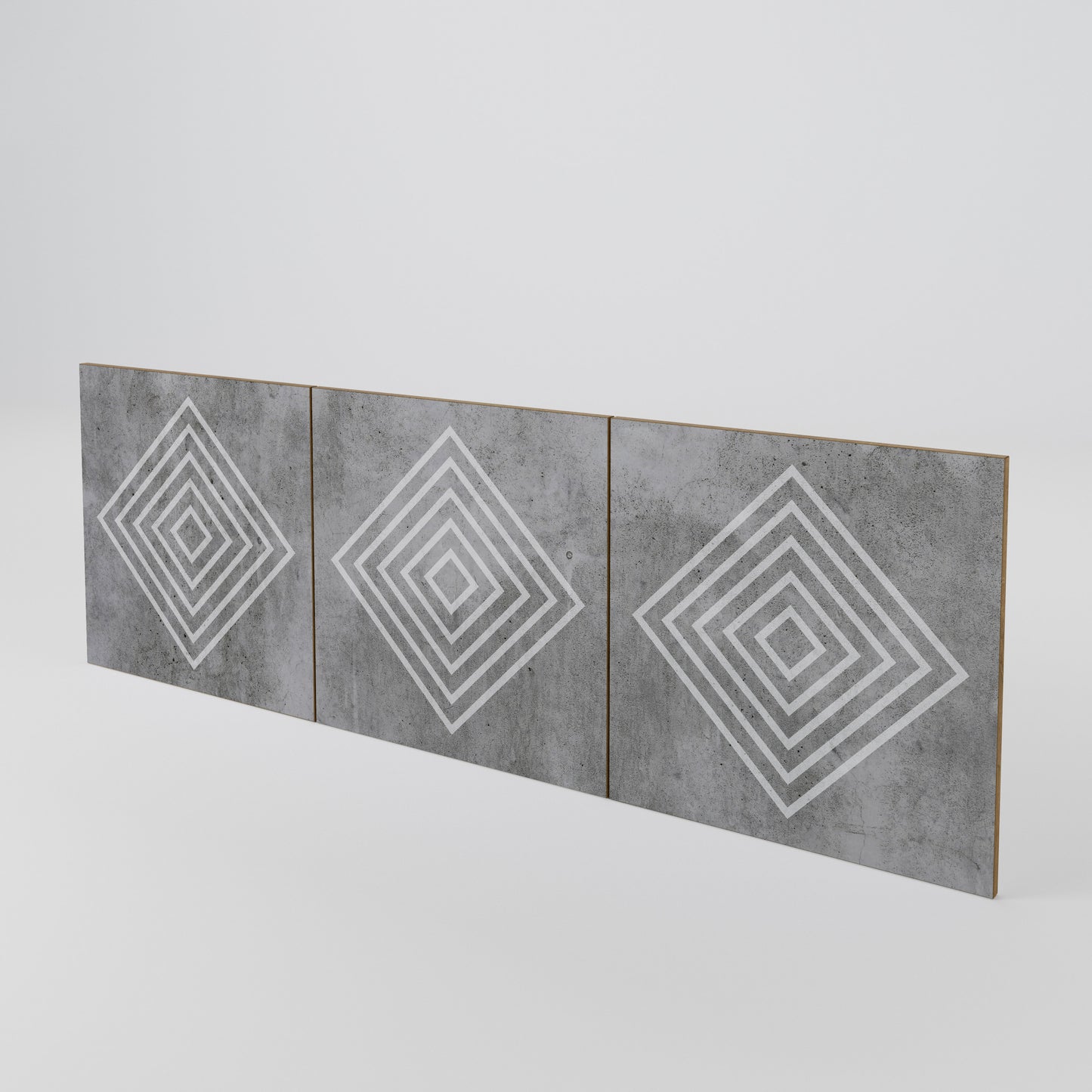 POLYGONAL ARTISTRY 3-Piece Sideboard Door Set