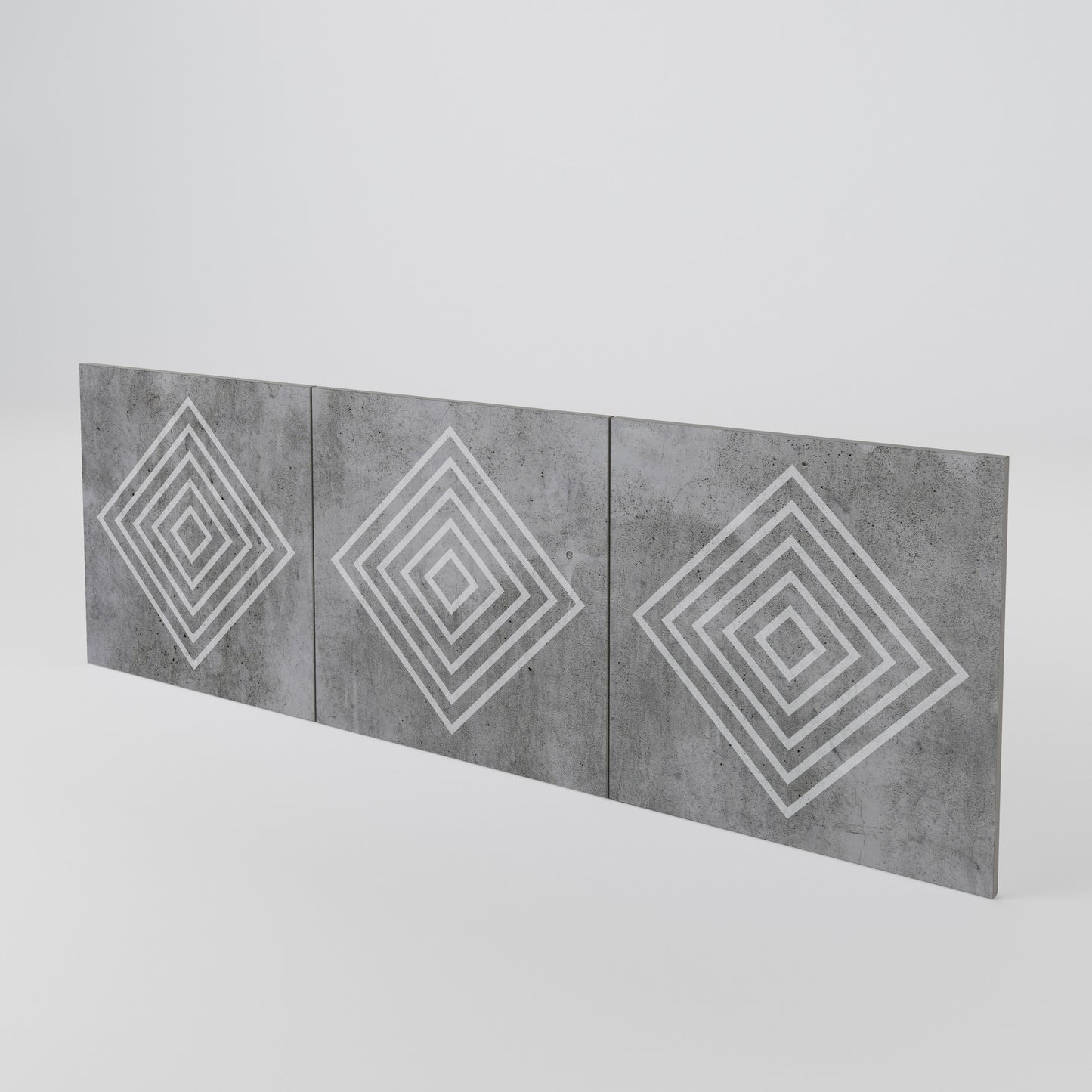 POLYGONAL ARTISTRY 3-Piece Sideboard Door Set