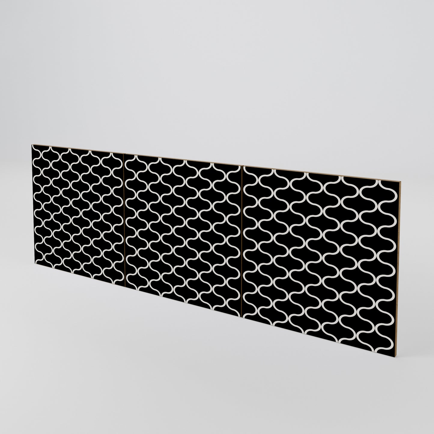 TESSELATED BLACKNESS 3-Piece Sideboard Door Set