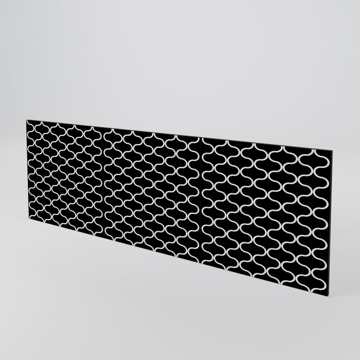 TESSELATED BLACKNESS 3-Piece Sideboard Door Set