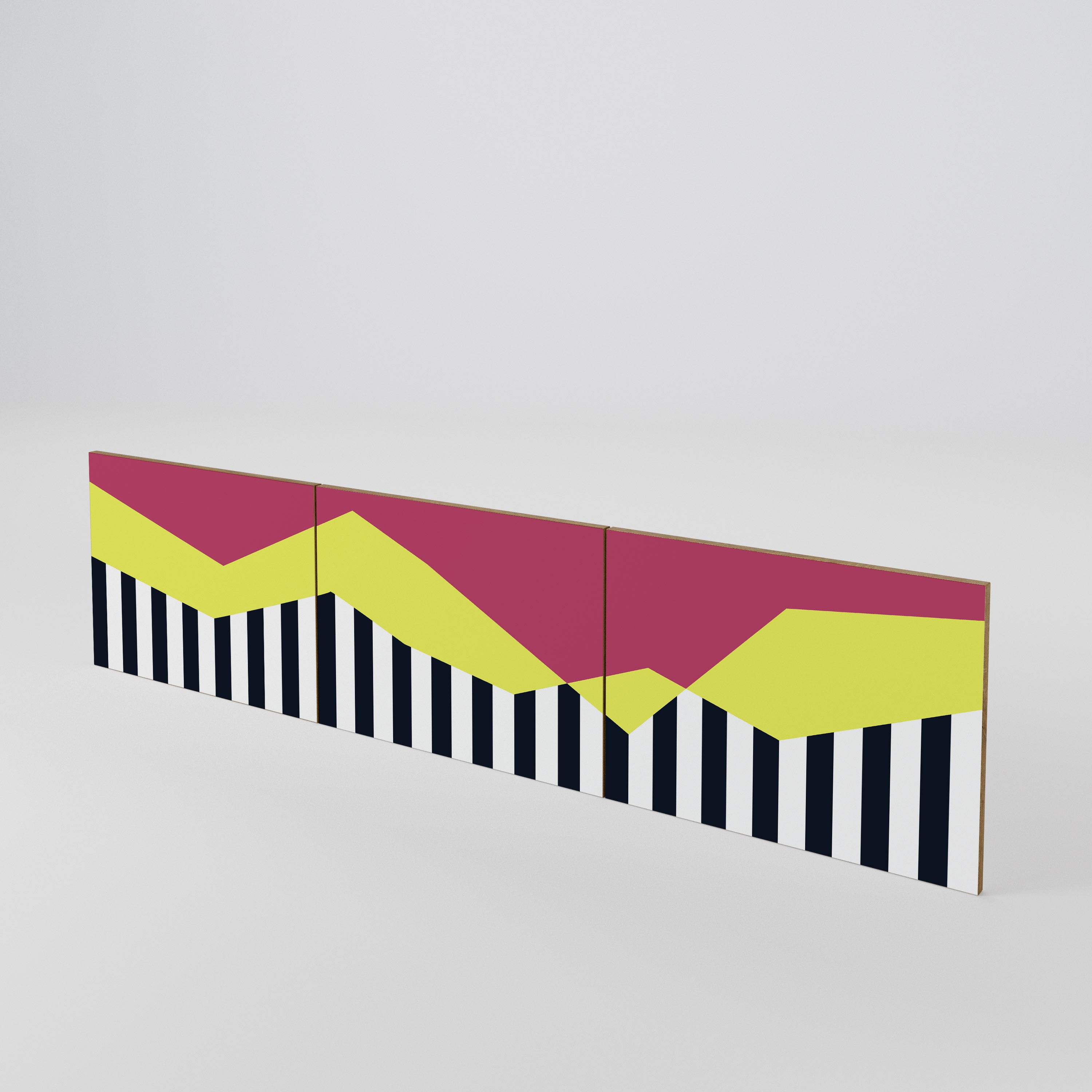 PIANO FANTASY 3-Piece TV Cabinet Door Set