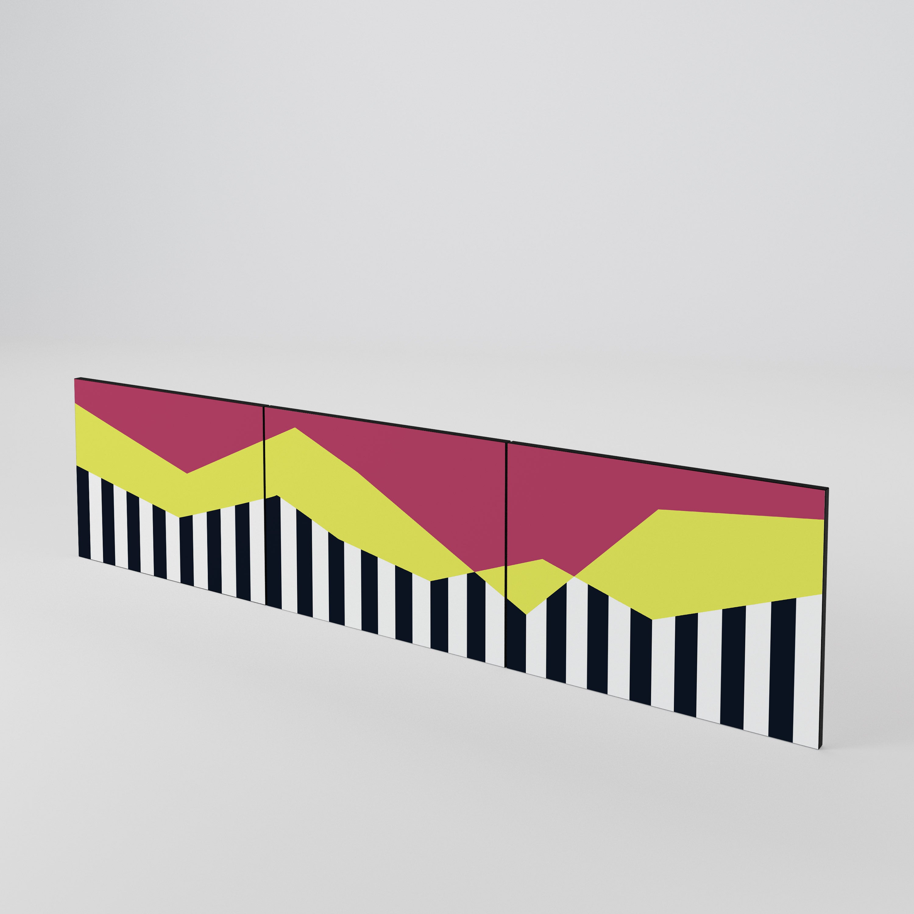 PIANO FANTASY 3-Piece TV Cabinet Door Set