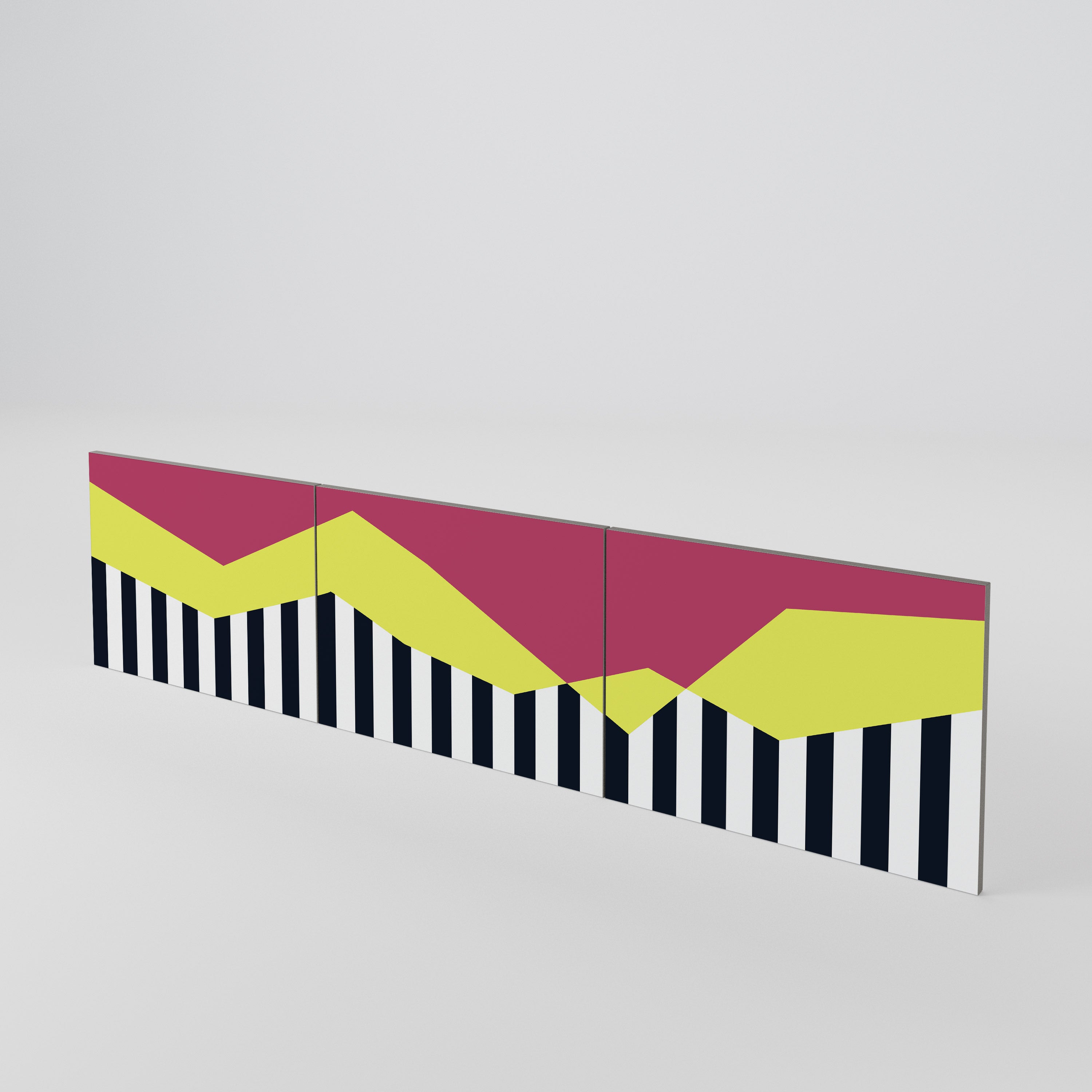 PIANO FANTASY 3-Piece TV Cabinet Door Set