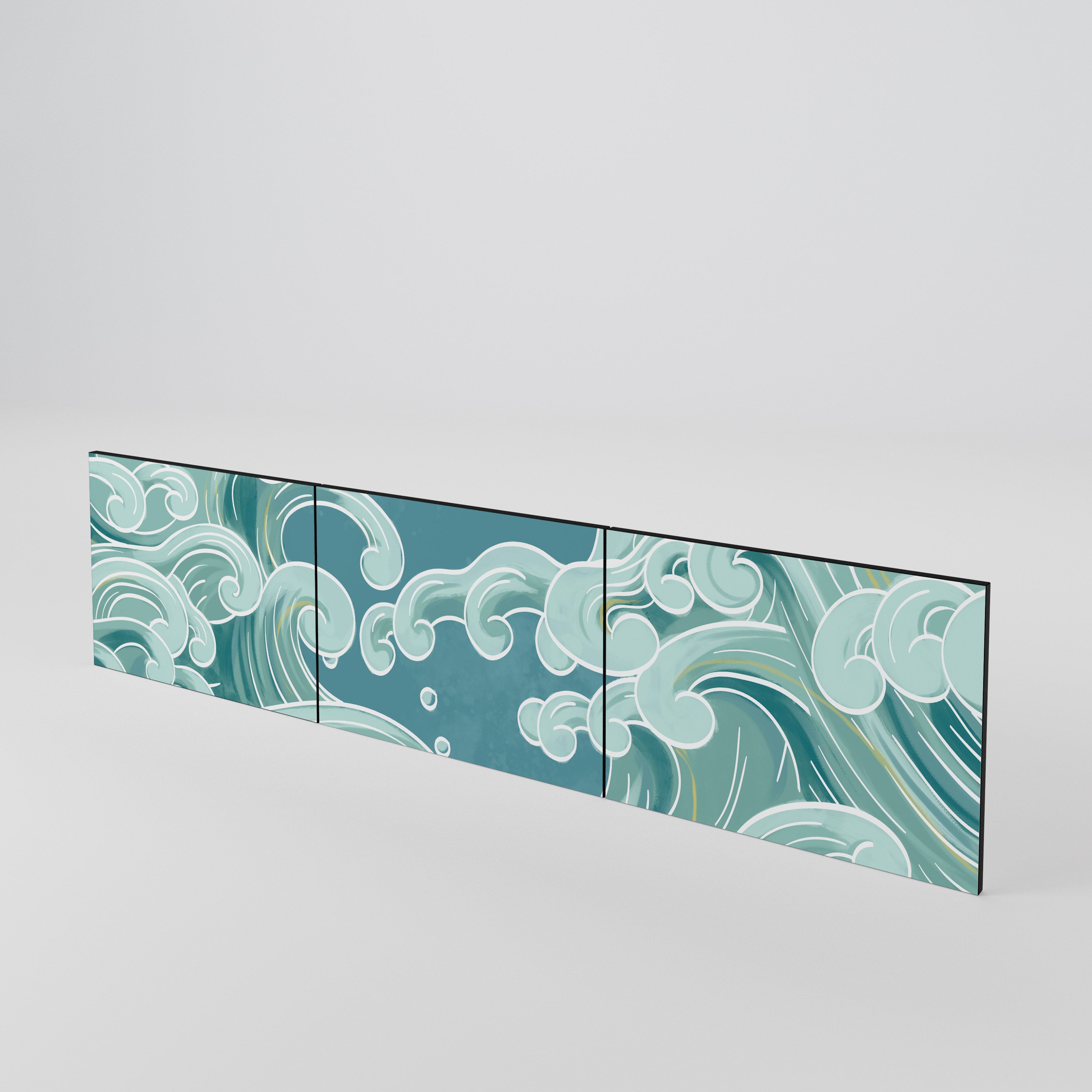 ASIAN SWAY 3-Piece TV Cabinet Door Set