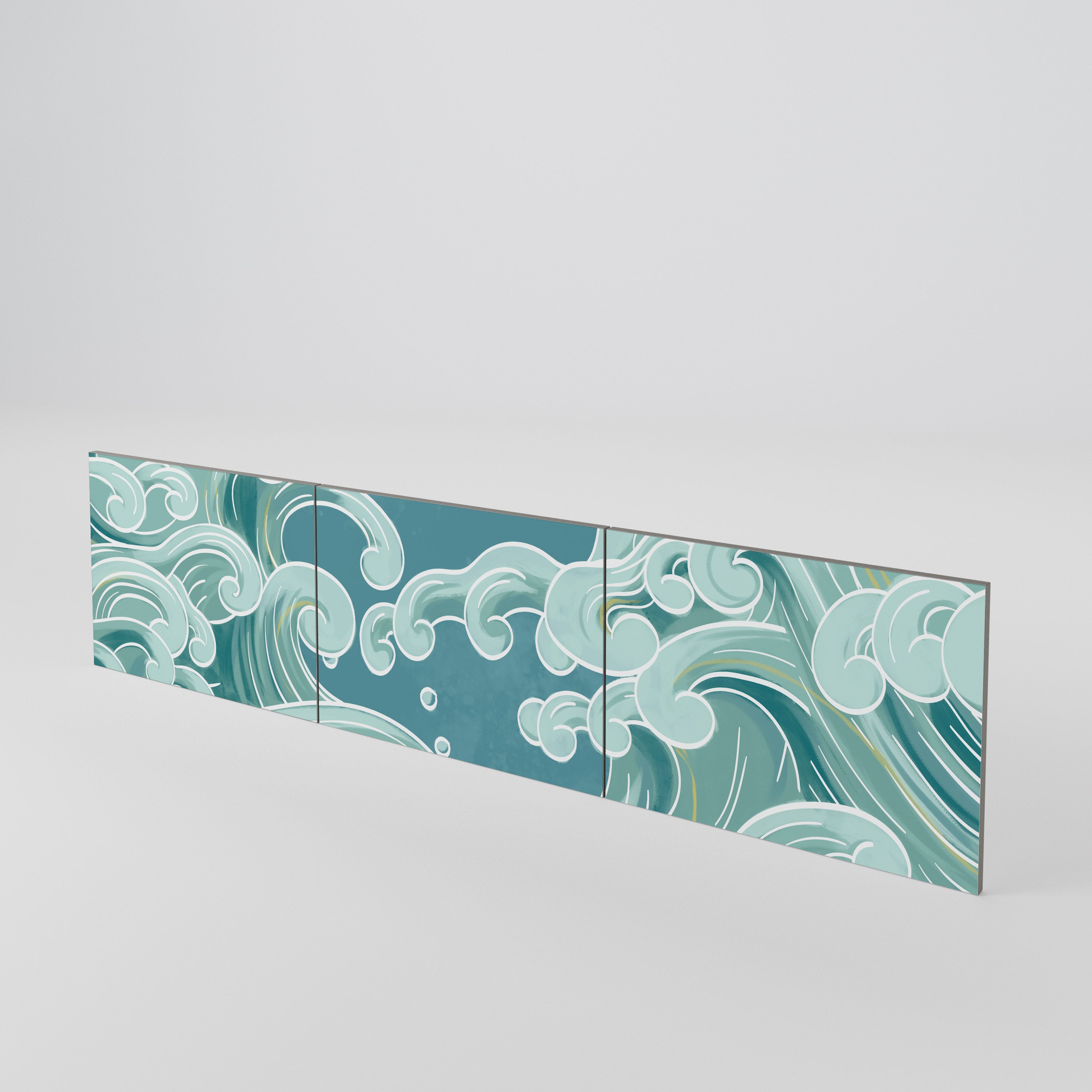 ASIAN SWAY 3-Piece TV Cabinet Door Set