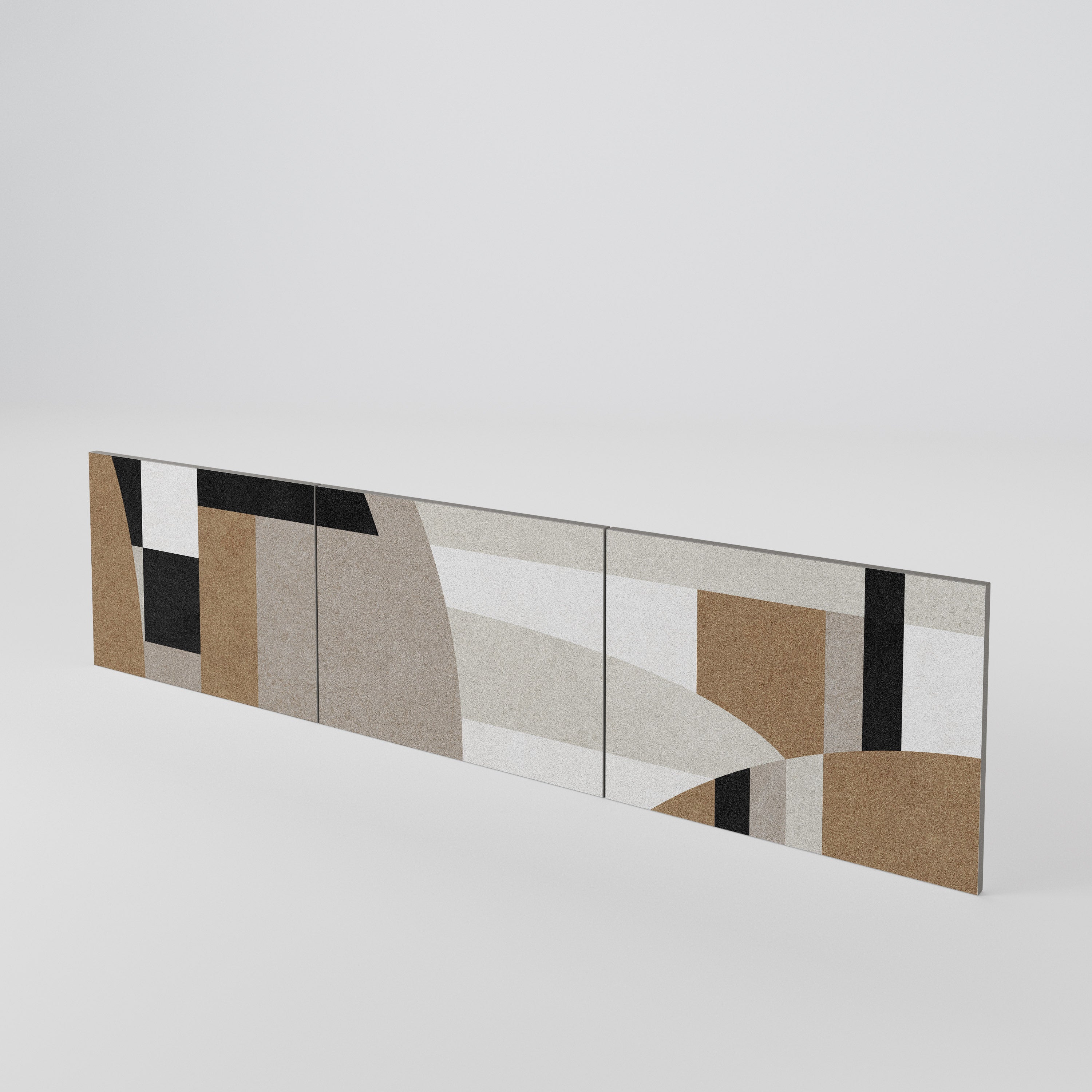 DELICATE MEMENTO 3-Piece TV Cabinet Door Set