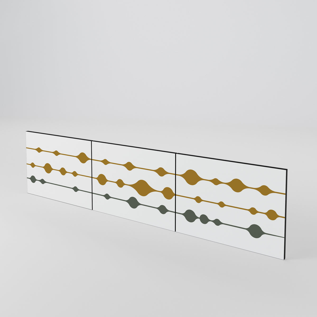 VIVID TONE 3-Piece TV Cabinet Door Set