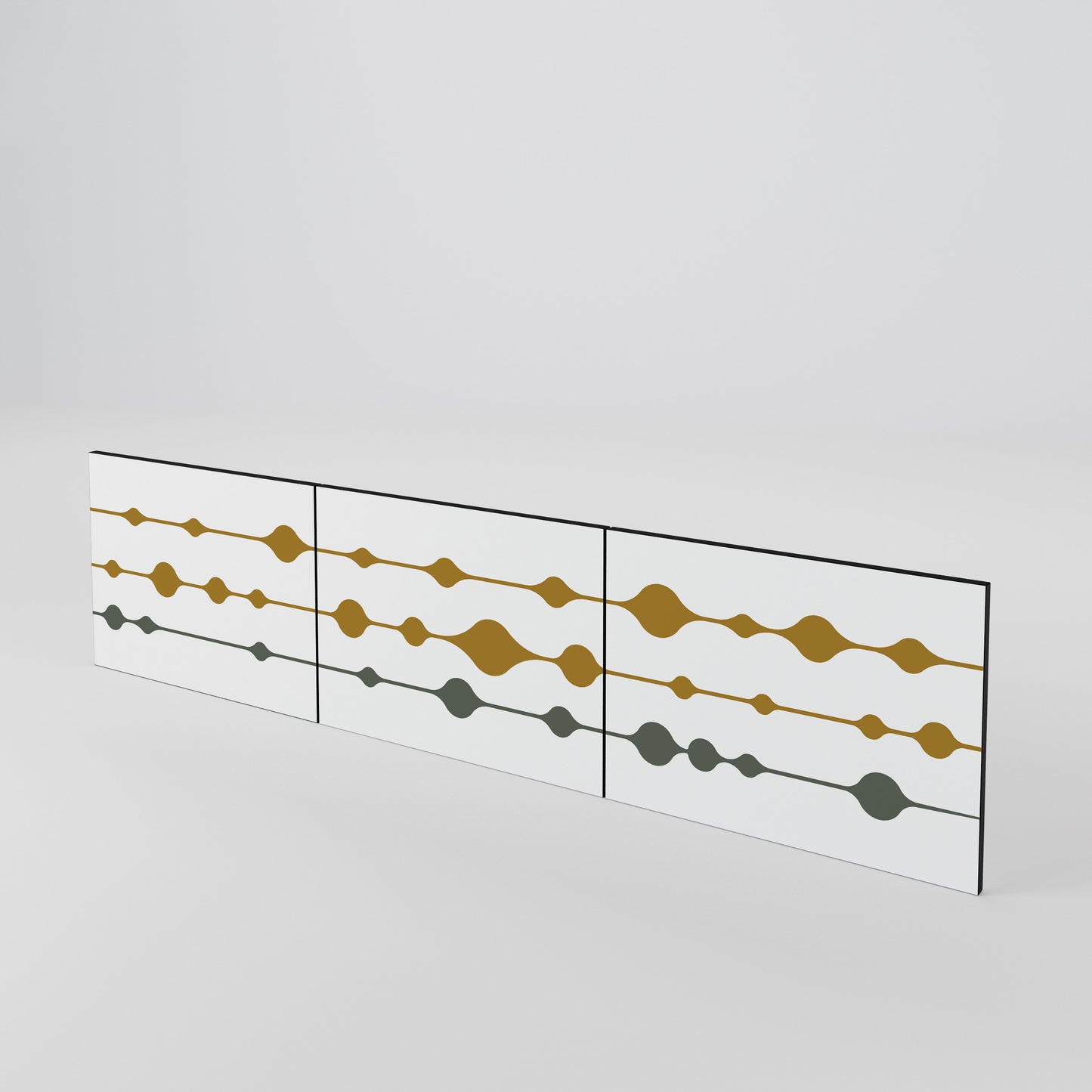VIVID TONE 3-Piece TV Cabinet Door Set