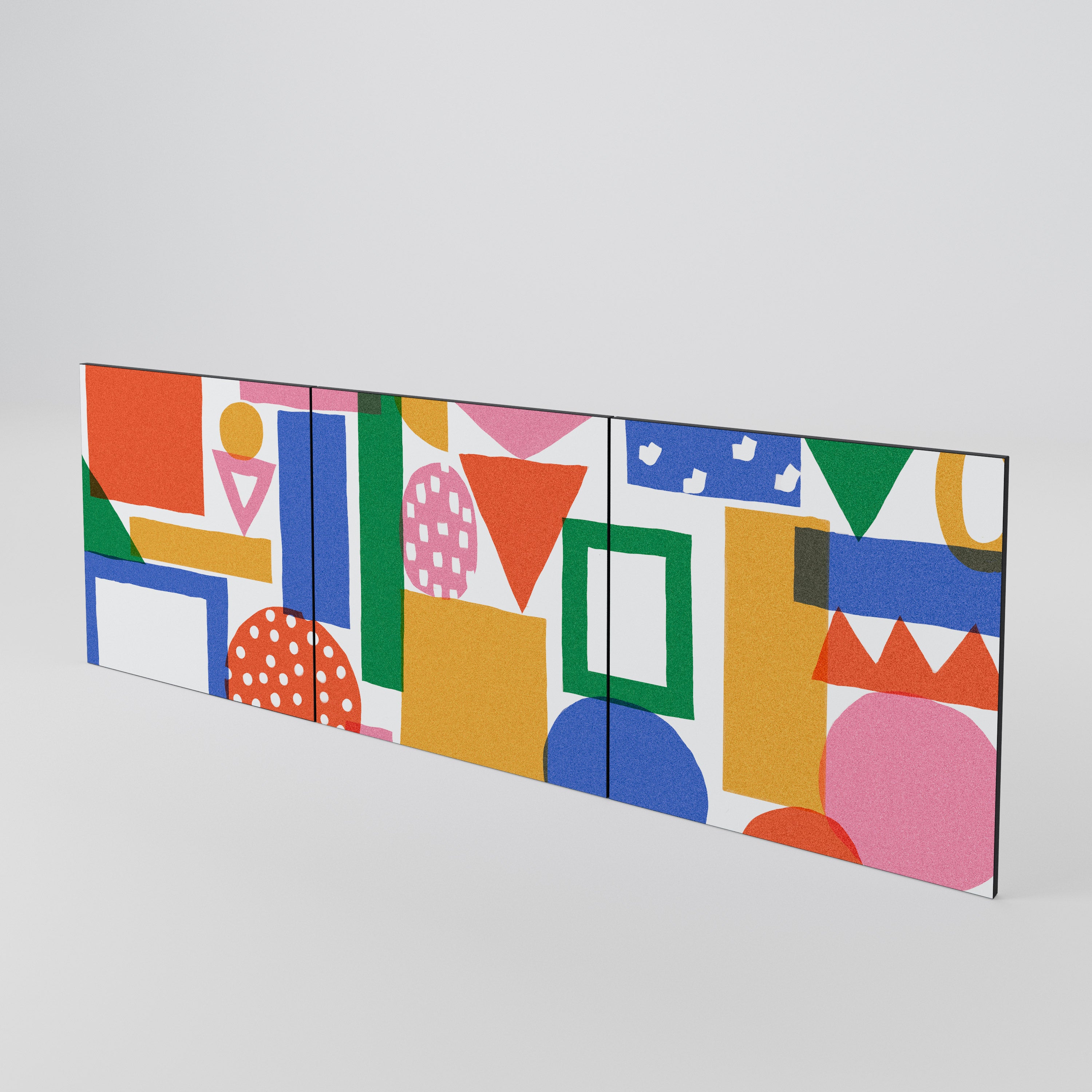 GEOMETRIC GLIMMER 3-Piece Sideboard Door Set