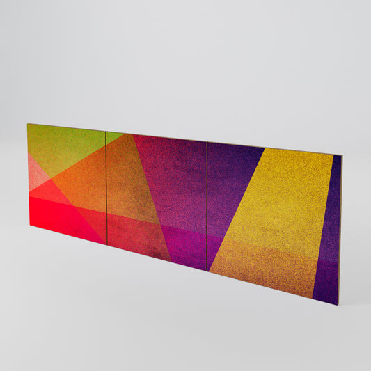VIVID GEOMETRY 3-Piece Sideboard Door Set