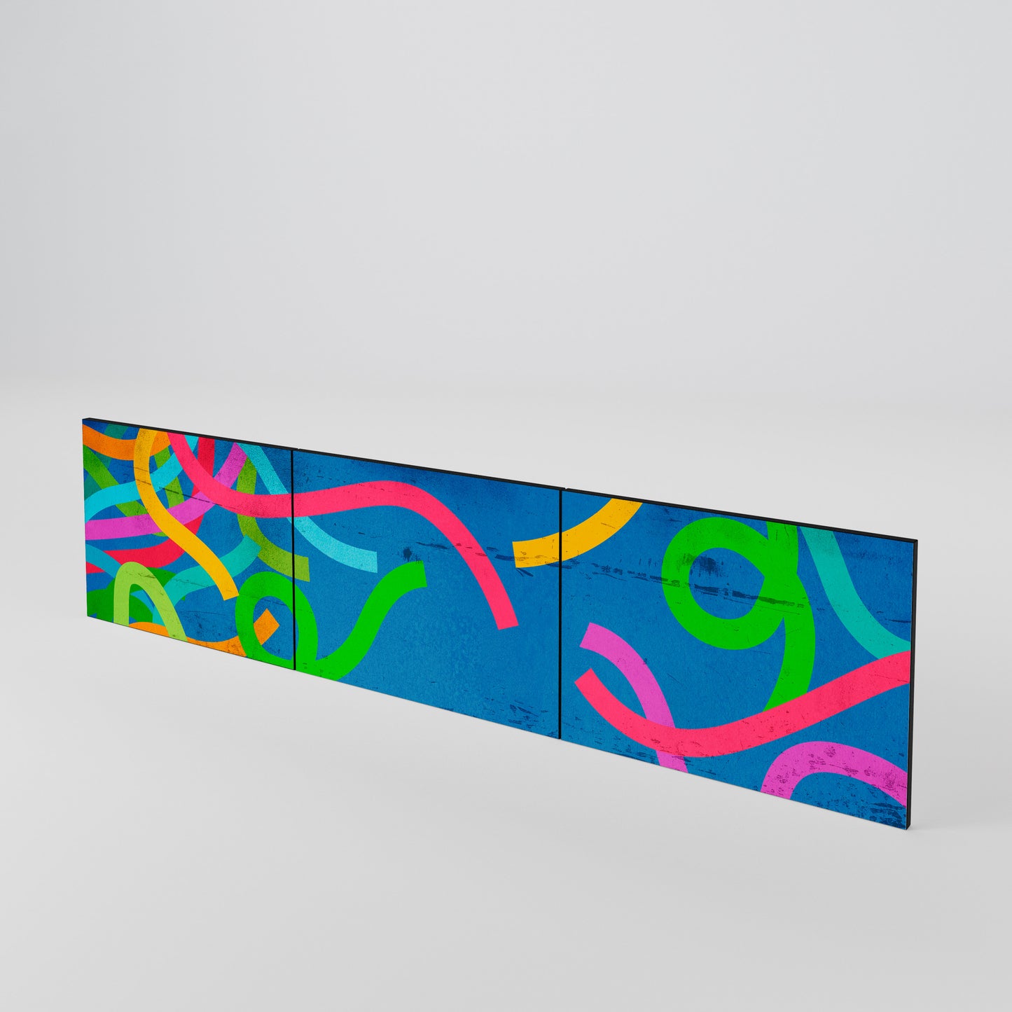 STREAMER TANGLE 3-Piece TV Cabinet Door Set