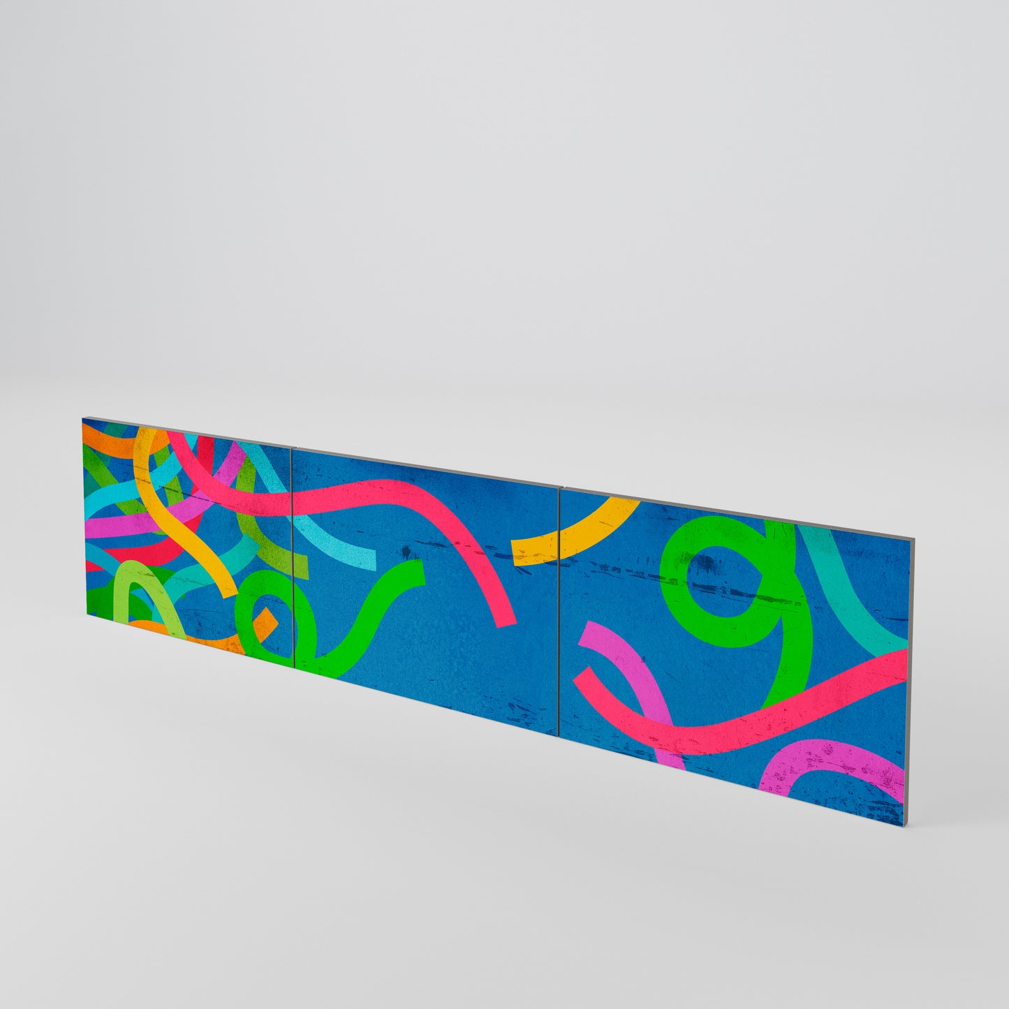 STREAMER TANGLE 3-Piece TV Cabinet Door Set