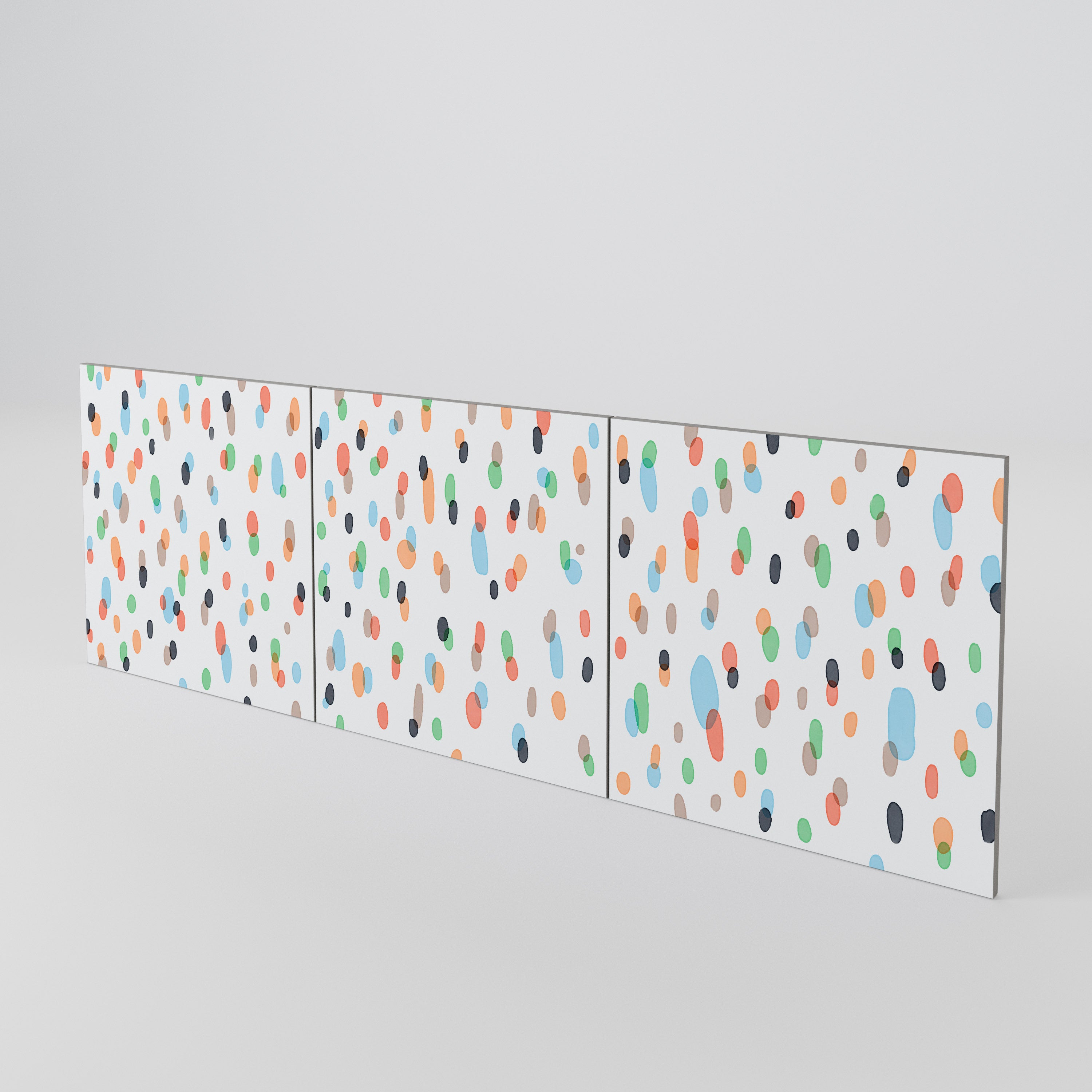 ENERGETIC SPOTS 3-Piece Sideboard Door Set