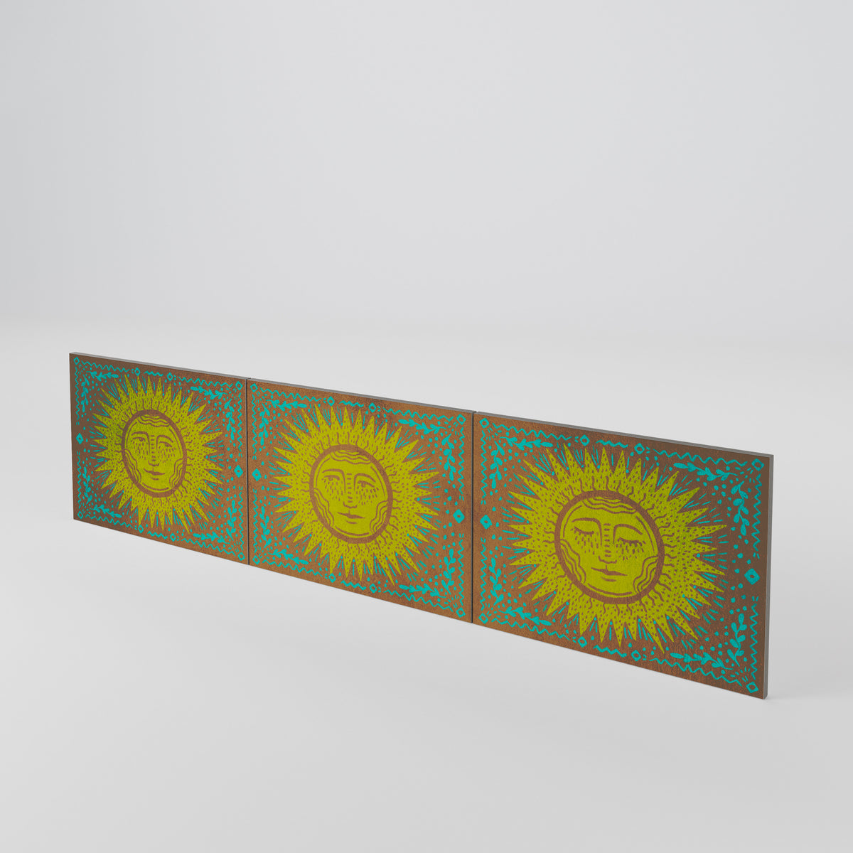 SUNSHINE EULOGY 3-Piece TV Cabinet Door Set