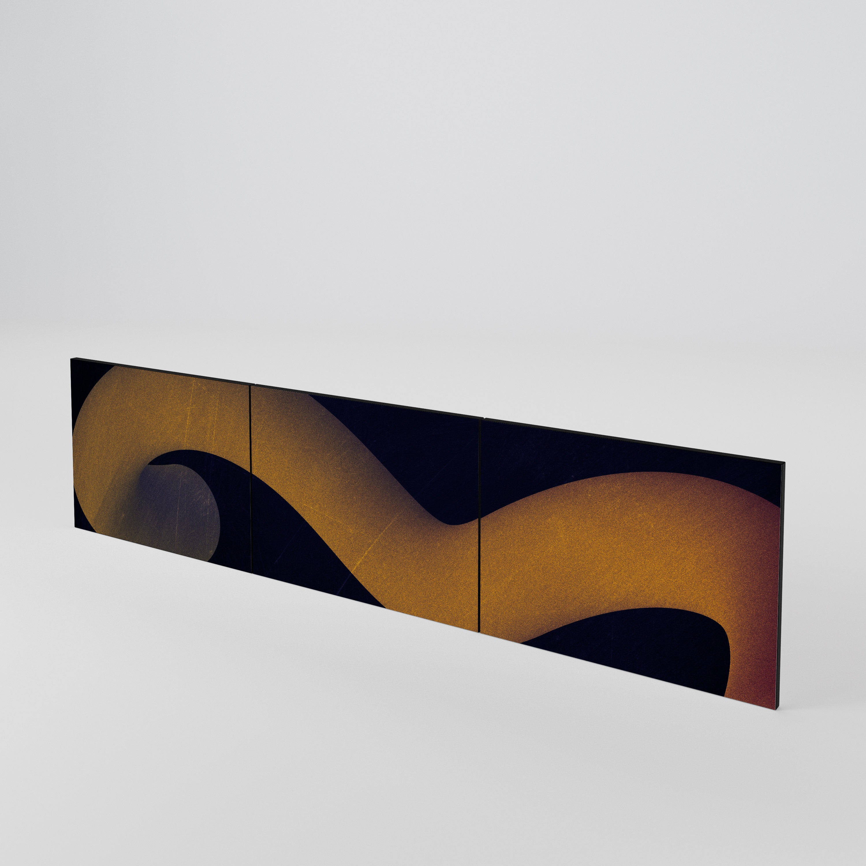 HOLLOW TIME 3-Piece TV Cabinet Door Set