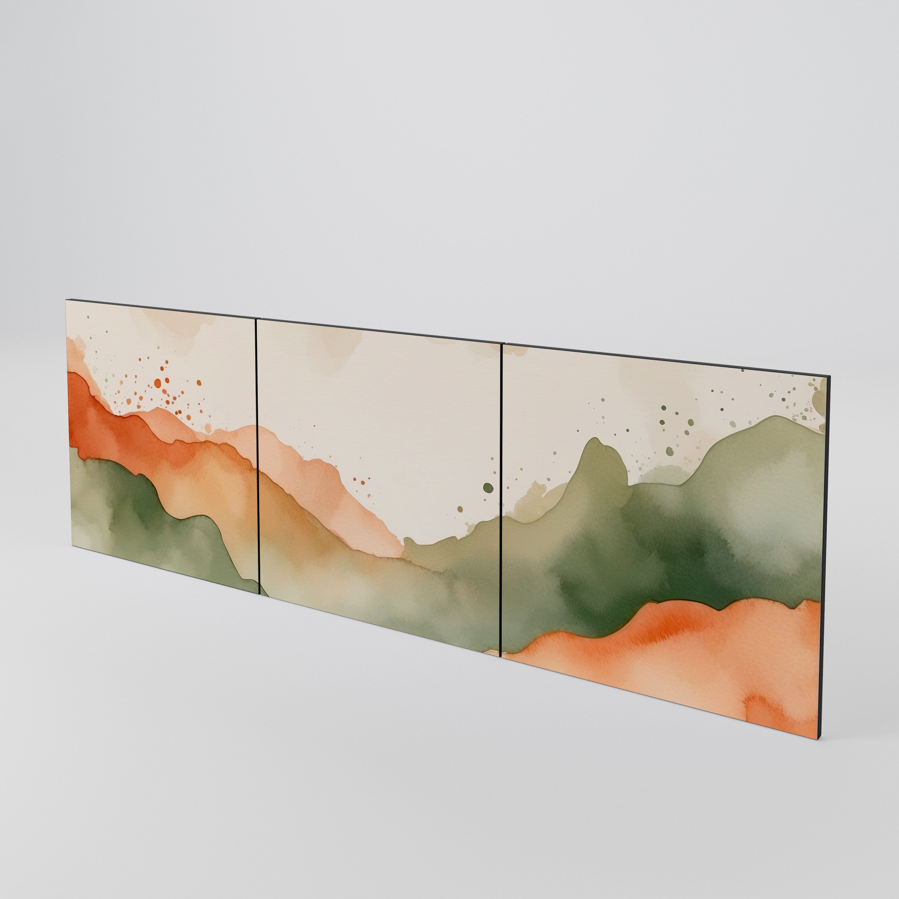 WATERCOLOUR PEAKS 3-Piece Sideboard Door Set