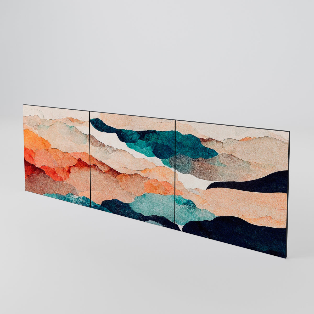 ABSTRACT LANDSCAPE 3-Piece Sideboard Door Set