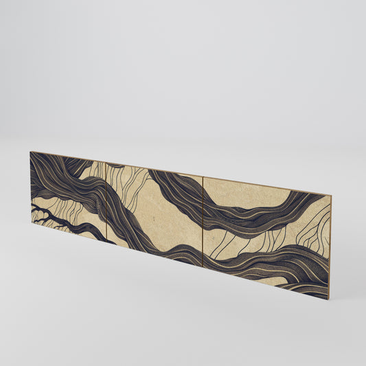 UNIFIED FRAGMENTS 3-Piece TV Cabinet Door Set