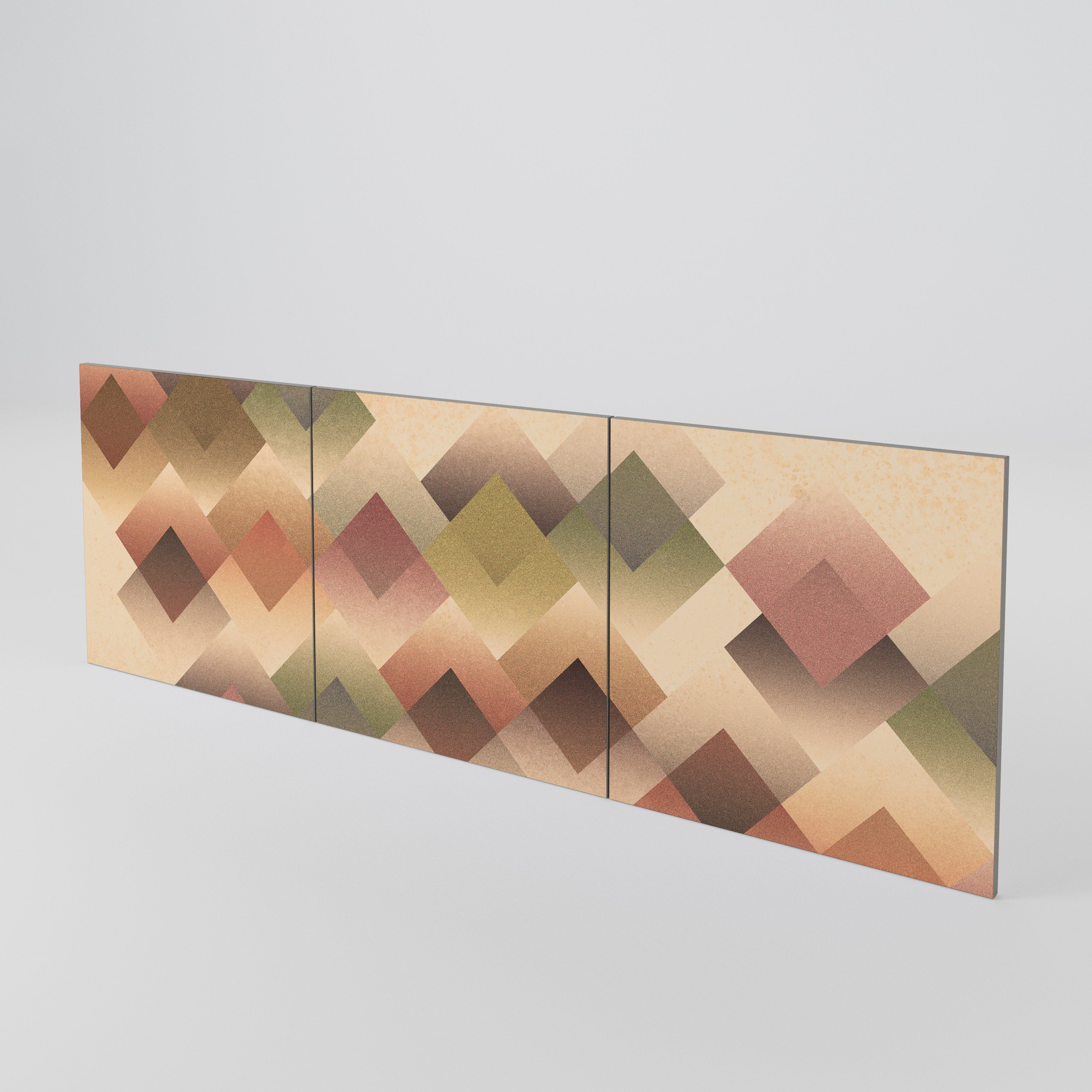 GEOMETRIC FUSION 3-Piece Sideboard Door Set