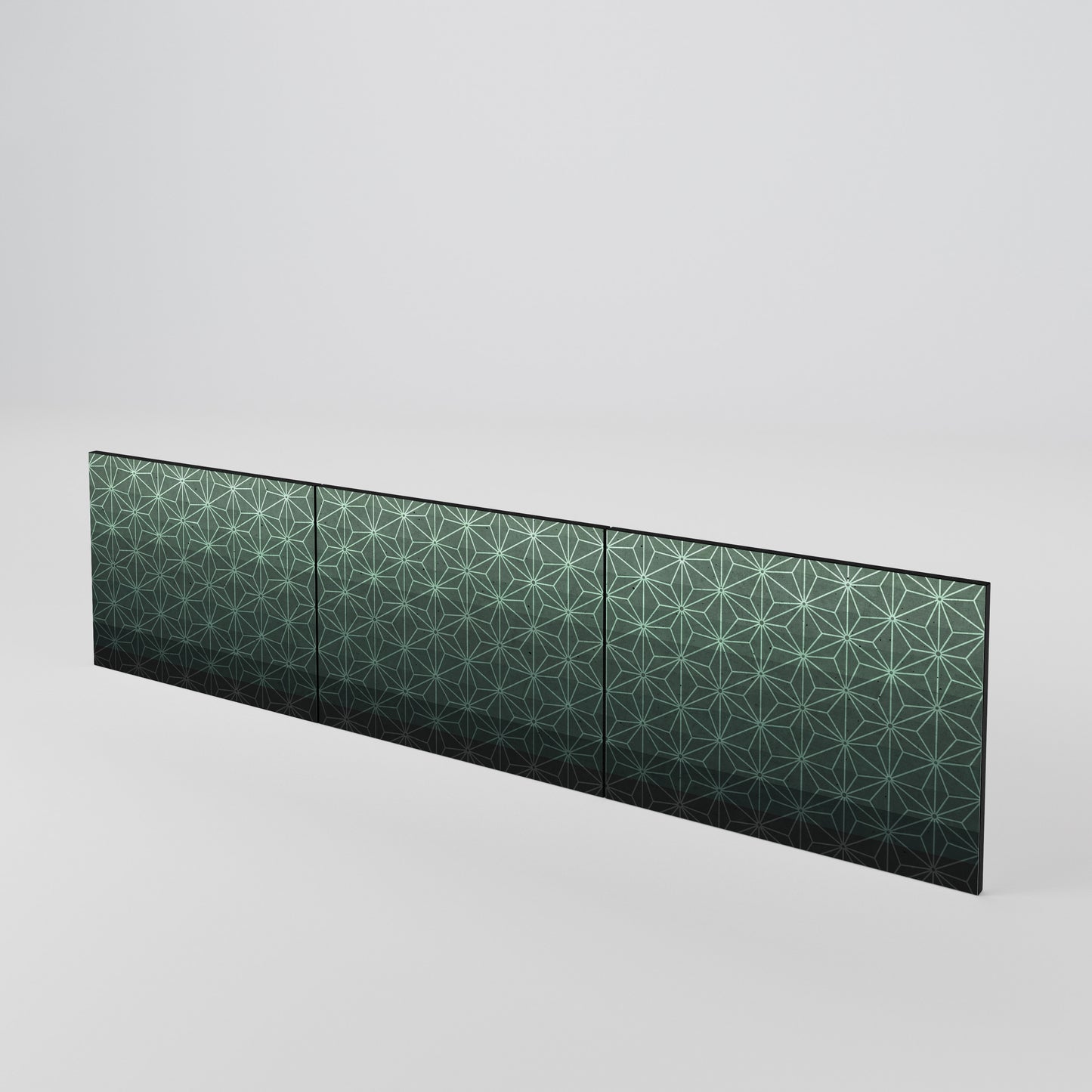 ORNAMENTAL GLIMMER 3-Piece TV Cabinet Door Set