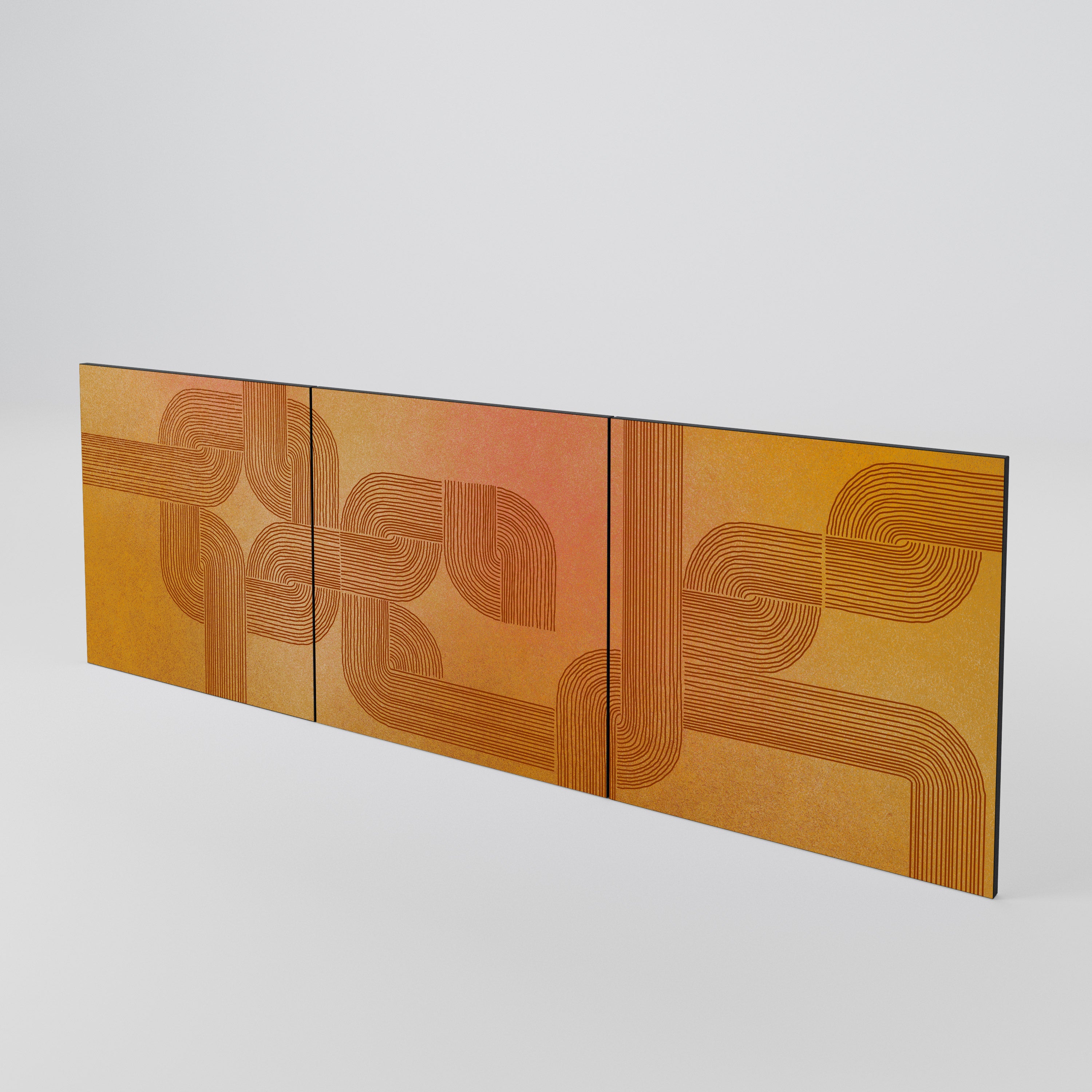 STRENGTHENING RELATION 3-Piece Sideboard Door Set