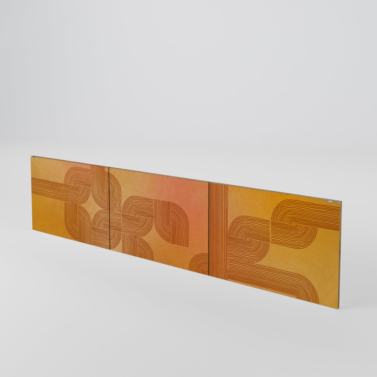 STRENGTHENING RELATION 3-Piece TV Cabinet Door Set