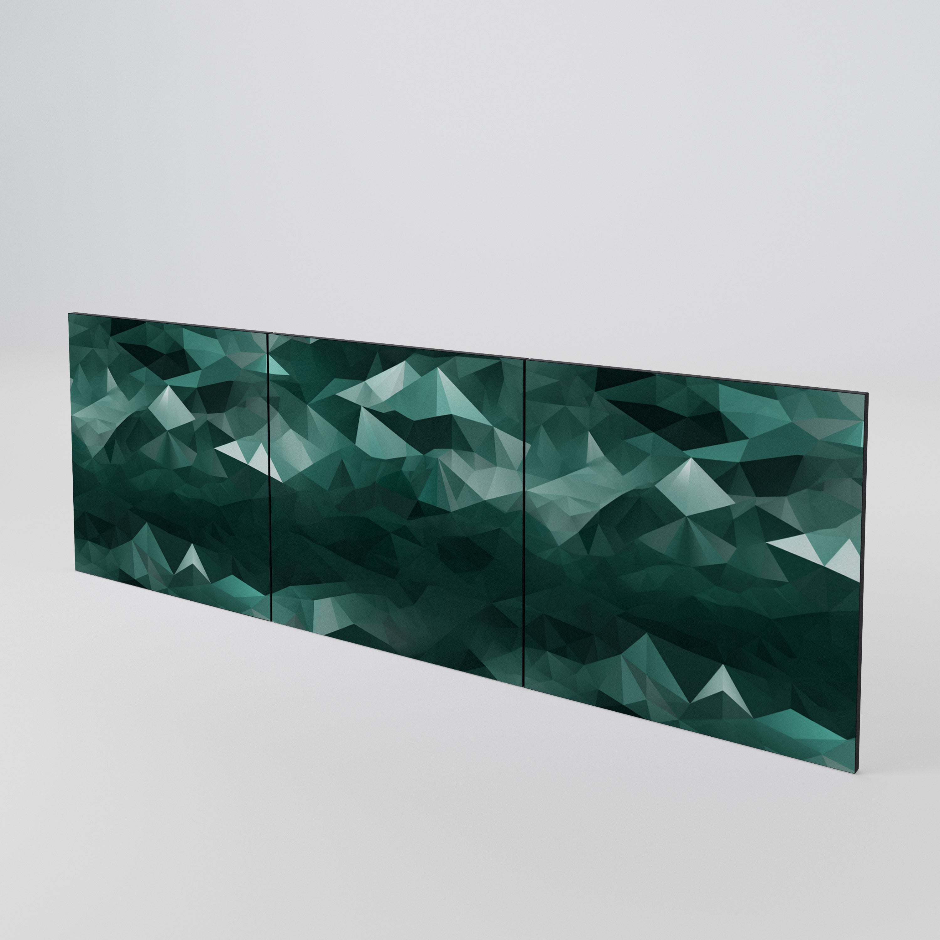 POLYGONAL FLOATING 3-Piece Sideboard Door Set