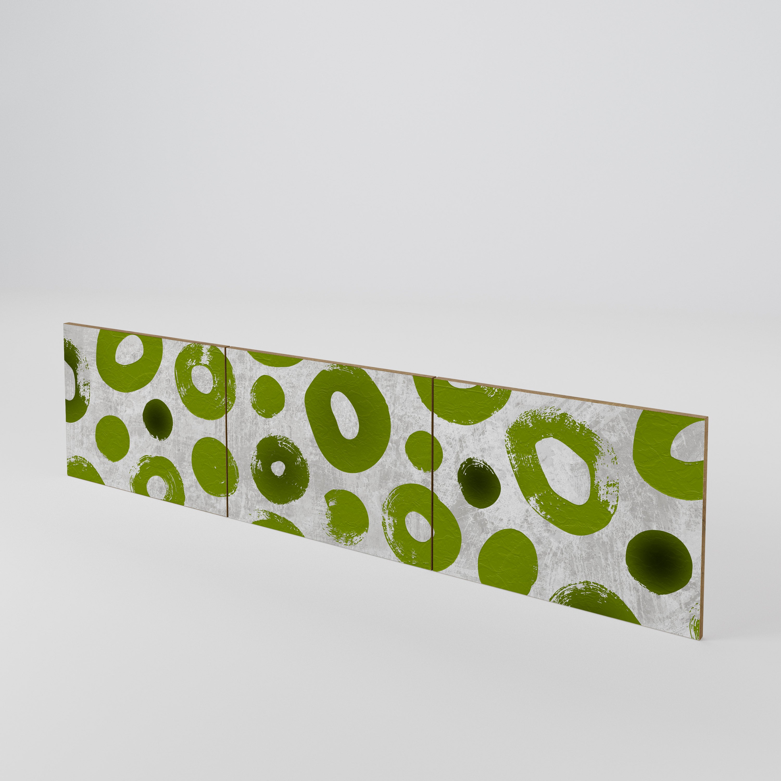 GREEN RHAPSODY 3-Piece TV Cabinet Door Set