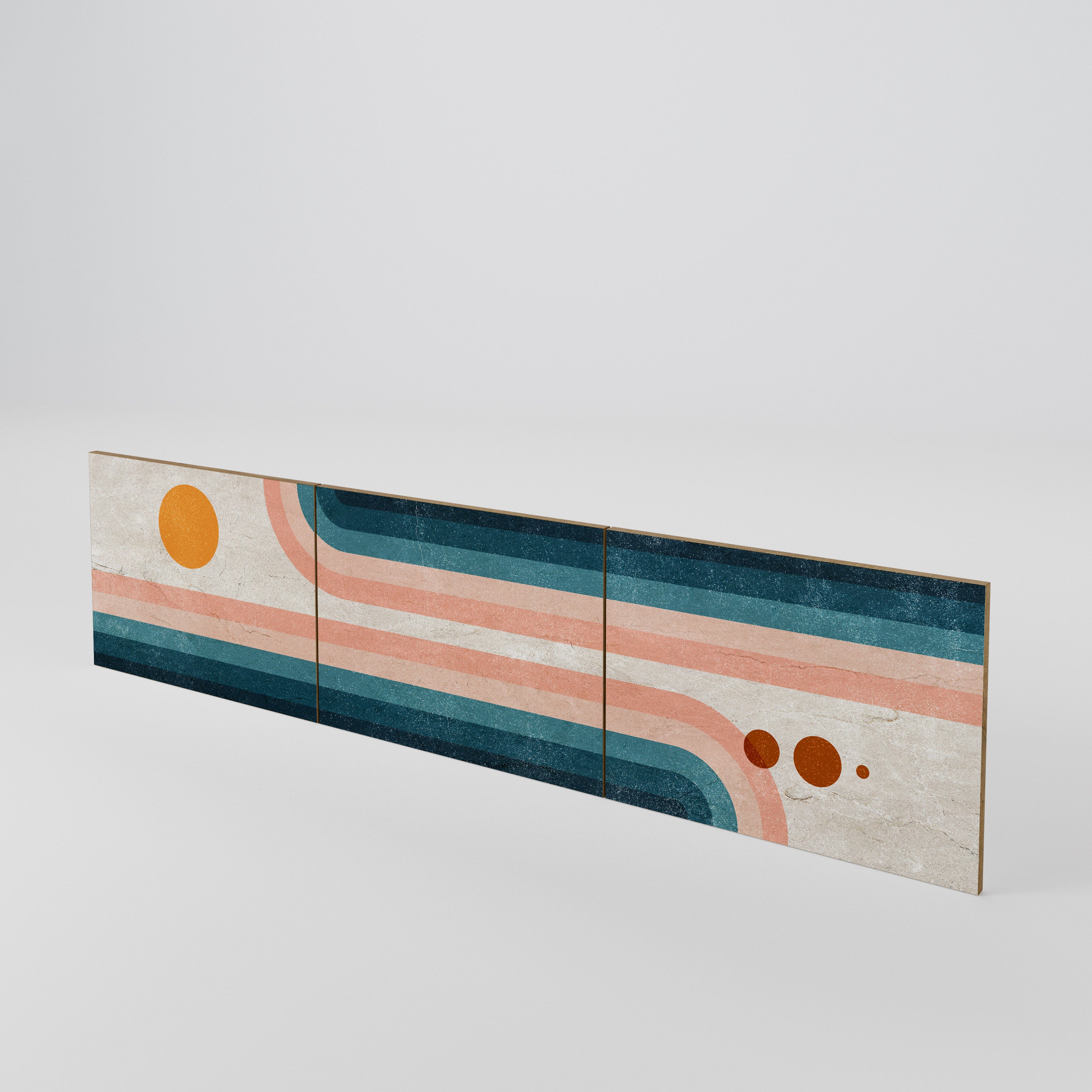 TWO HALVES 3-Piece TV Cabinet Door Set