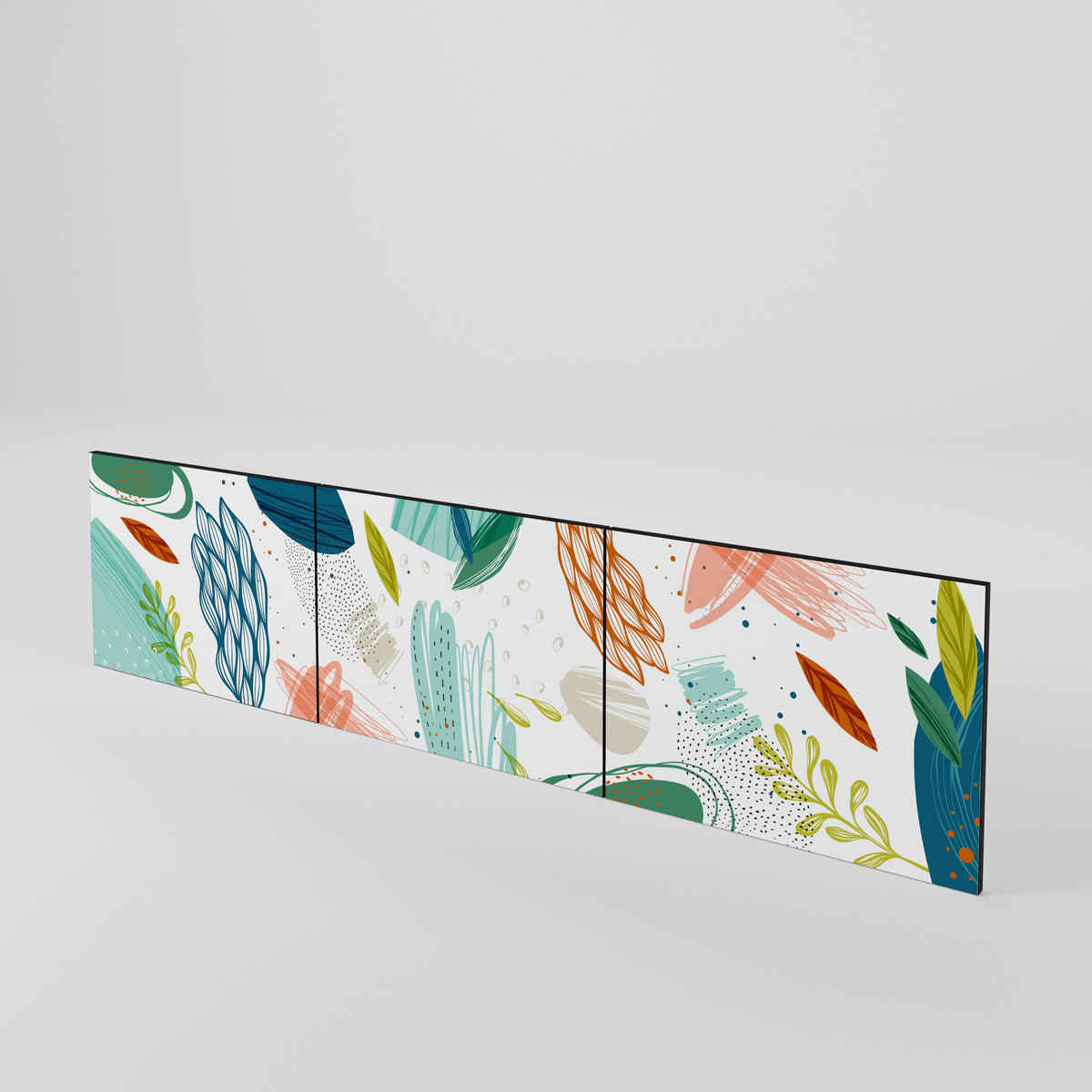 BOTANICAL HURRICANE 3-Piece TV Cabinet Door Set