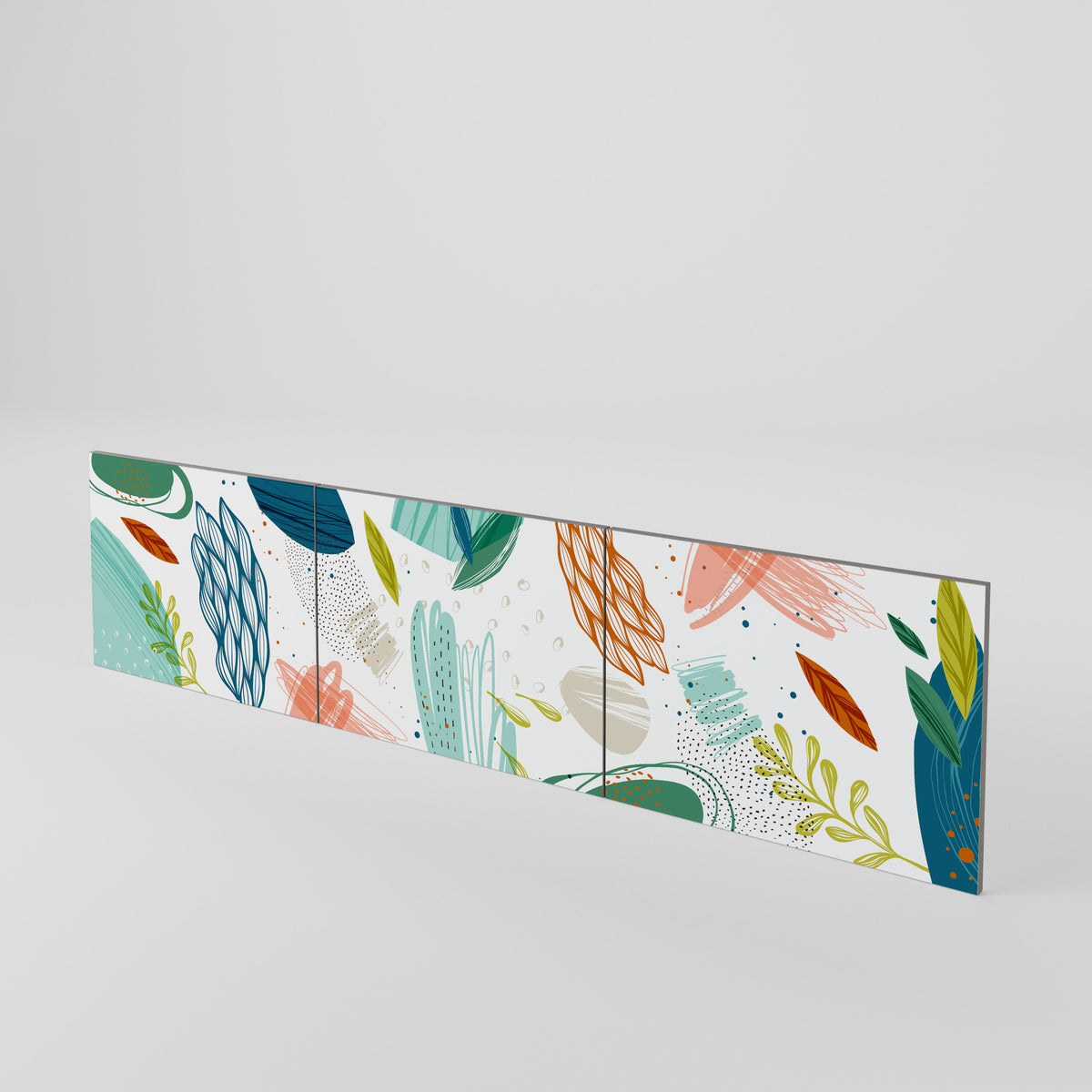 BOTANICAL HURRICANE 3-Piece TV Cabinet Door Set