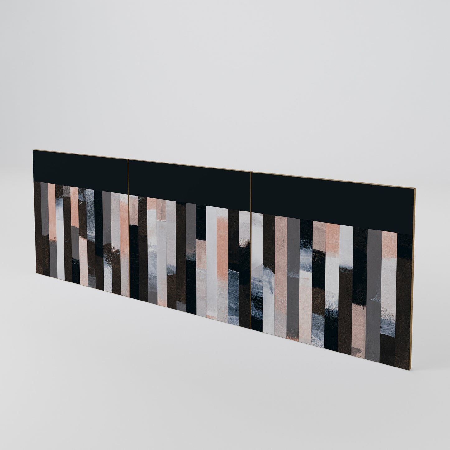 COLLAGE OF RECTANGLES 3-Piece Sideboard Door Set