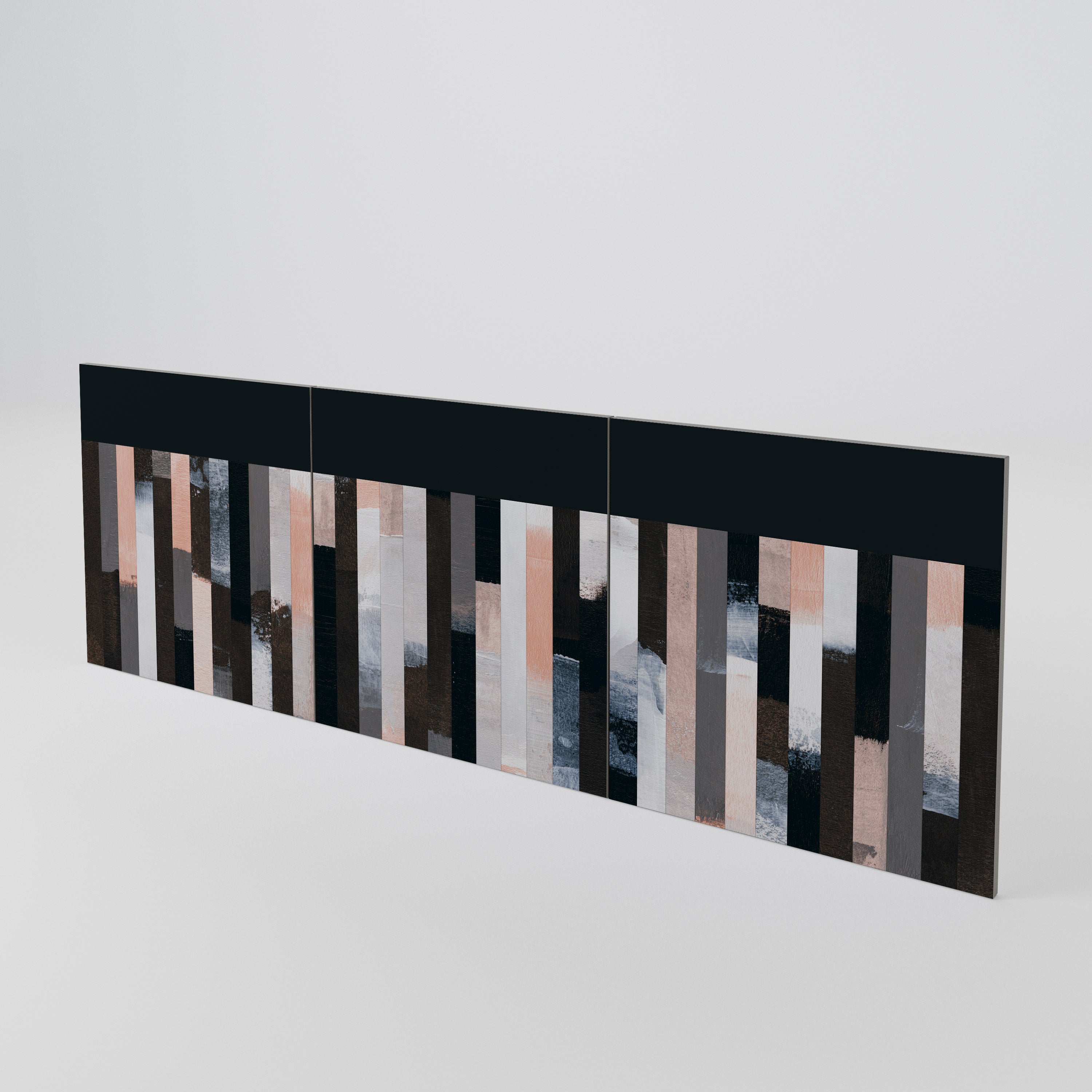 COLLAGE OF RECTANGLES 3-Piece Sideboard Door Set