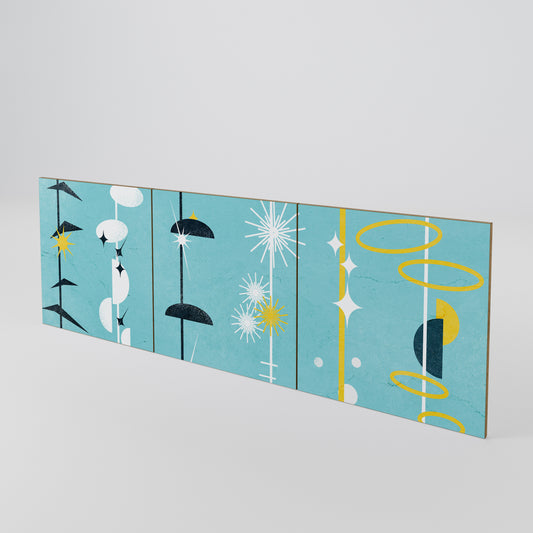PATHS TO HAPPINESS 3-Piece Sideboard Door Set