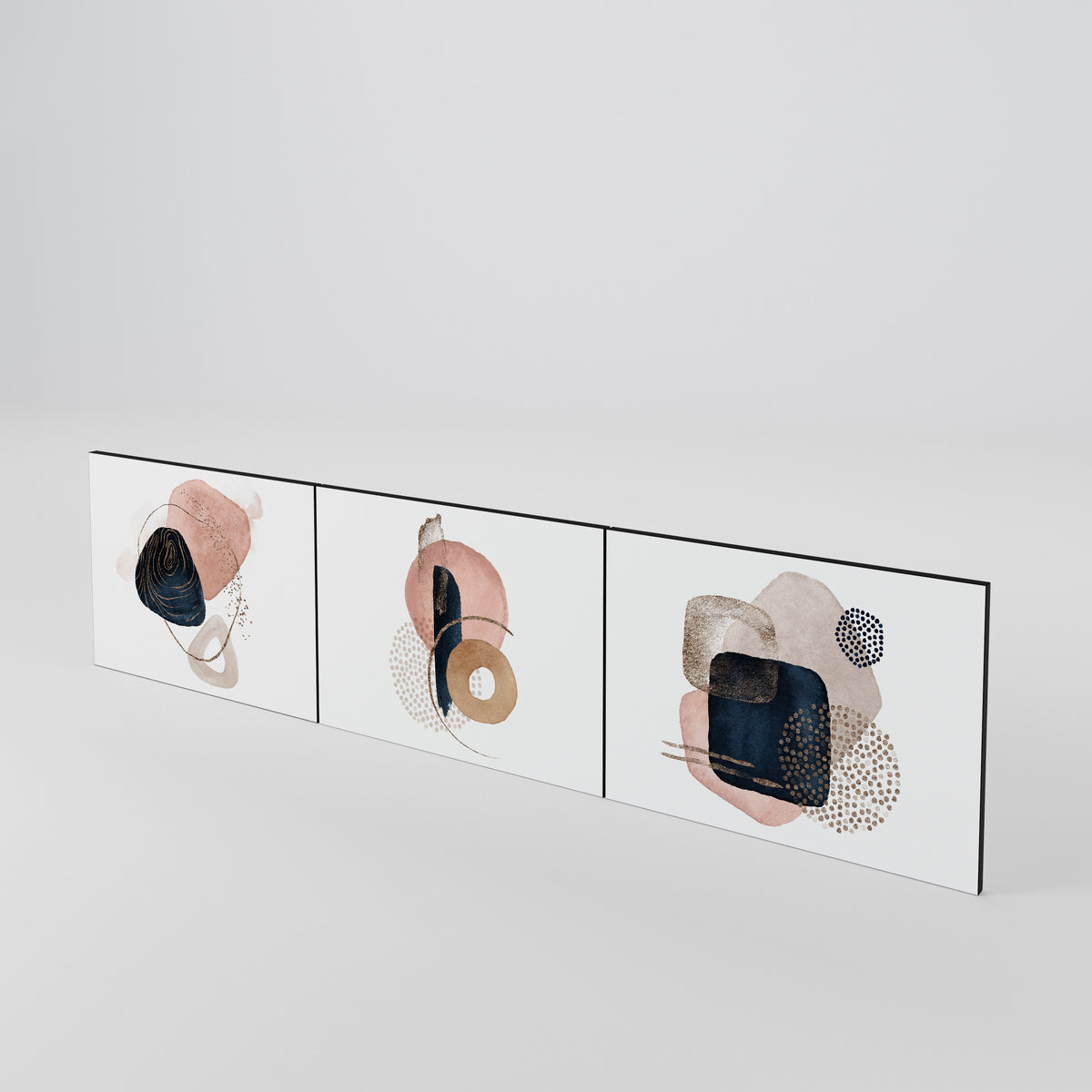 COLORFUL SHAPES 3-Piece TV Cabinet Door Set