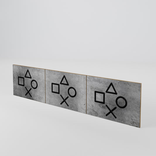 GAMER CHOICE 3-Piece TV Cabinet Door Set