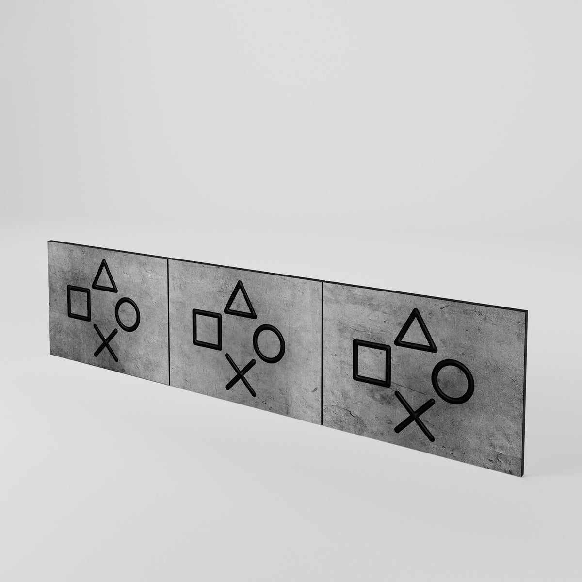 GAMER CHOICE 3-Piece TV Cabinet Door Set