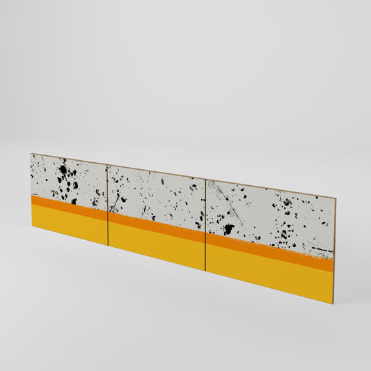 DYED BY ORANGE 3-Piece TV Cabinet Door Set