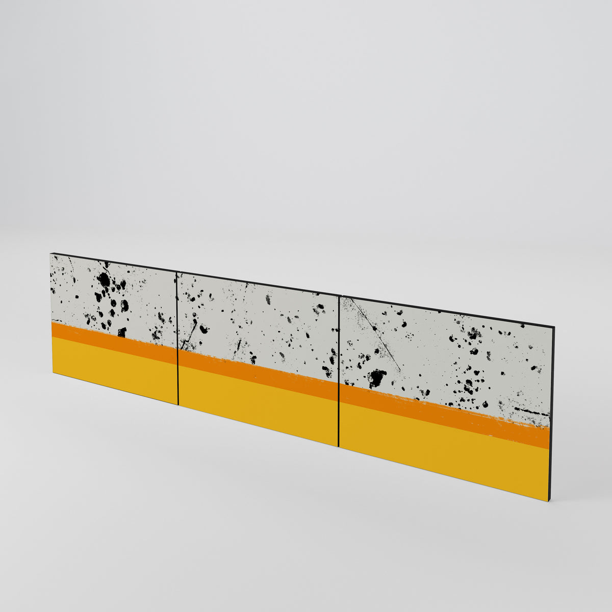 DYED BY ORANGE 3-Piece TV Cabinet Door Set