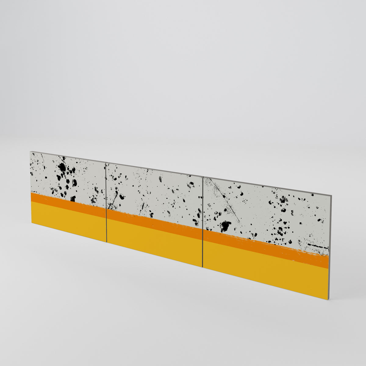 DYED BY ORANGE 3-Piece TV Cabinet Door Set