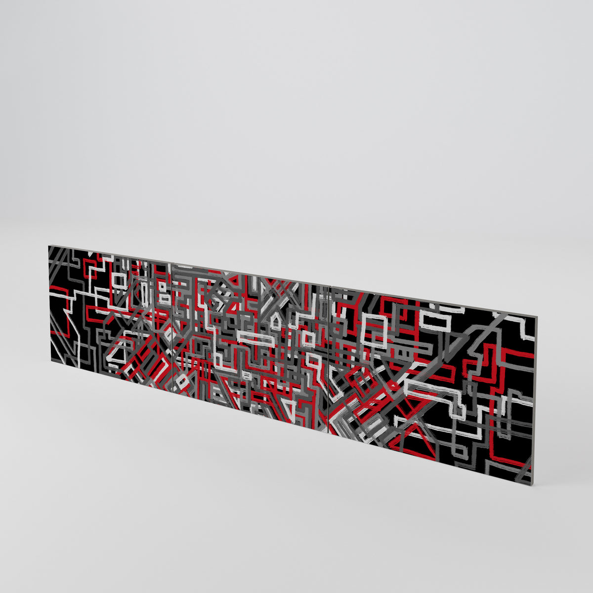BROKEN LINES 3-Piece TV Cabinet Door Set