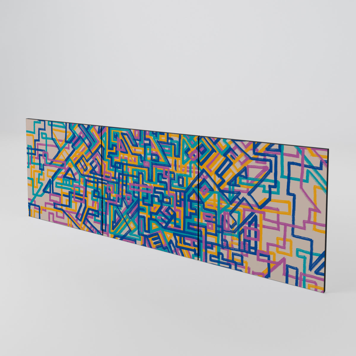 MEMORIES MAP 3-Piece Sideboard Door Set