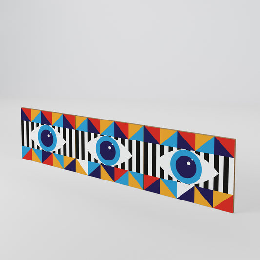 ABSTRACTION AND GEOMETRY 3-Piece TV Cabinet Door Set
