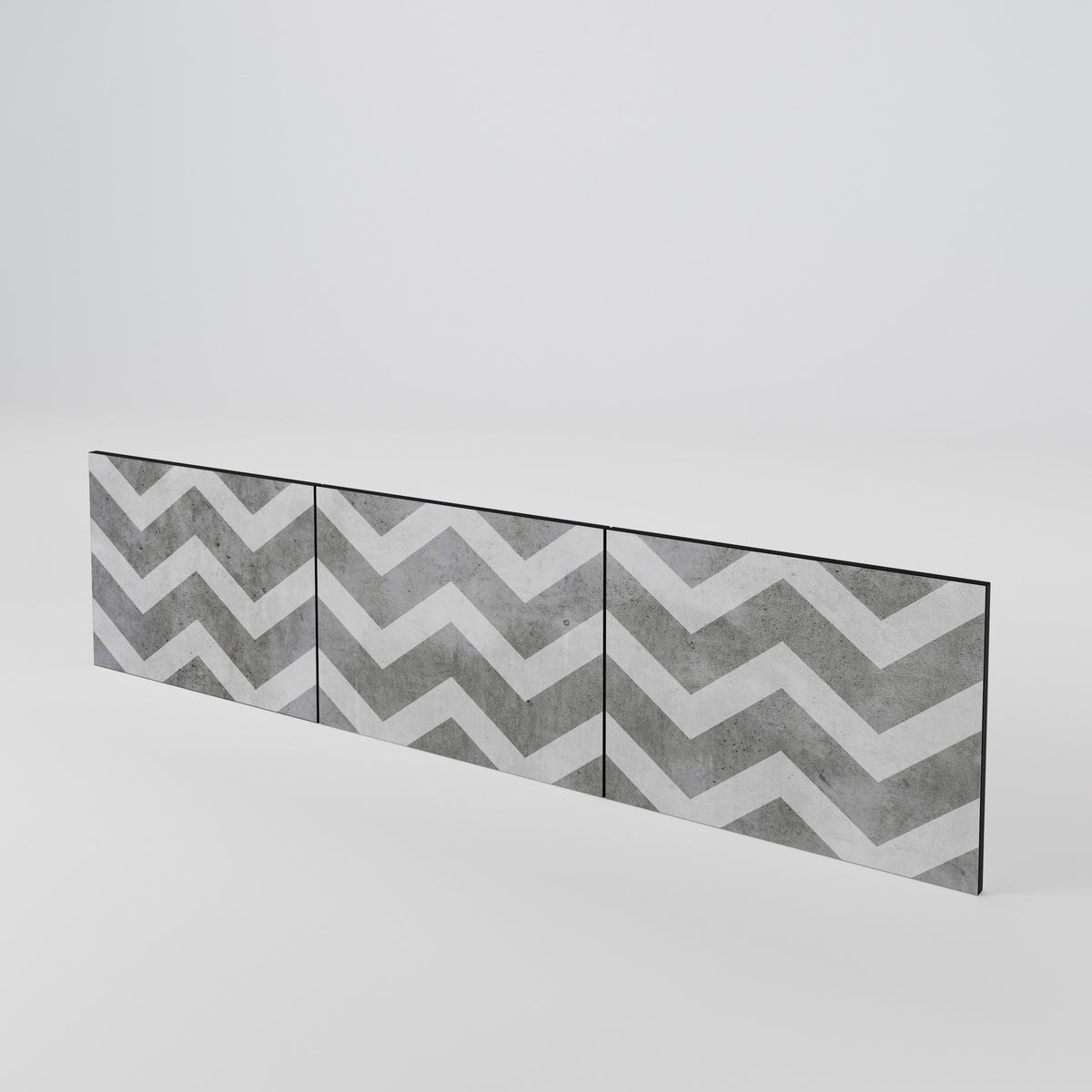 TOUGH ZIG ZAG 3-Piece TV Cabinet Door Set
