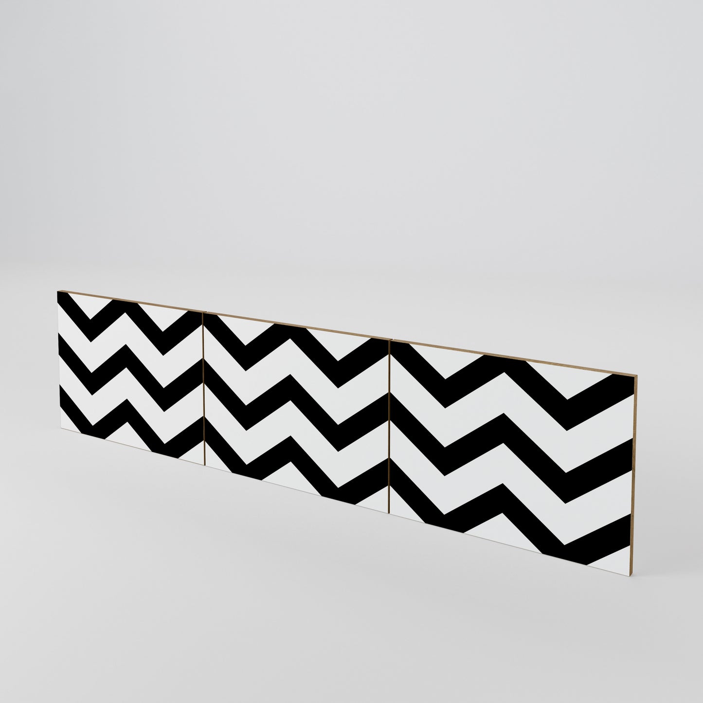 CLASSIC ZIG ZAG 3-Piece TV Cabinet Door Set