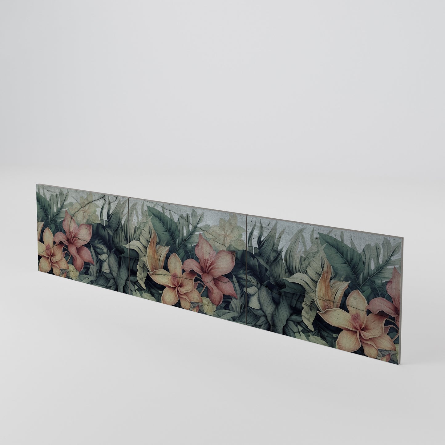 HEAVENLY BLOOM 3-Piece TV Cabinet Door Set
